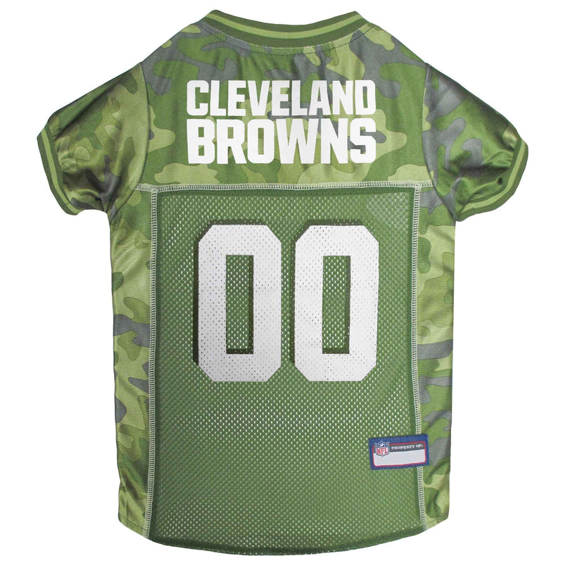 NFL Cleveland Browns Camo Mesh Pet Jersey
