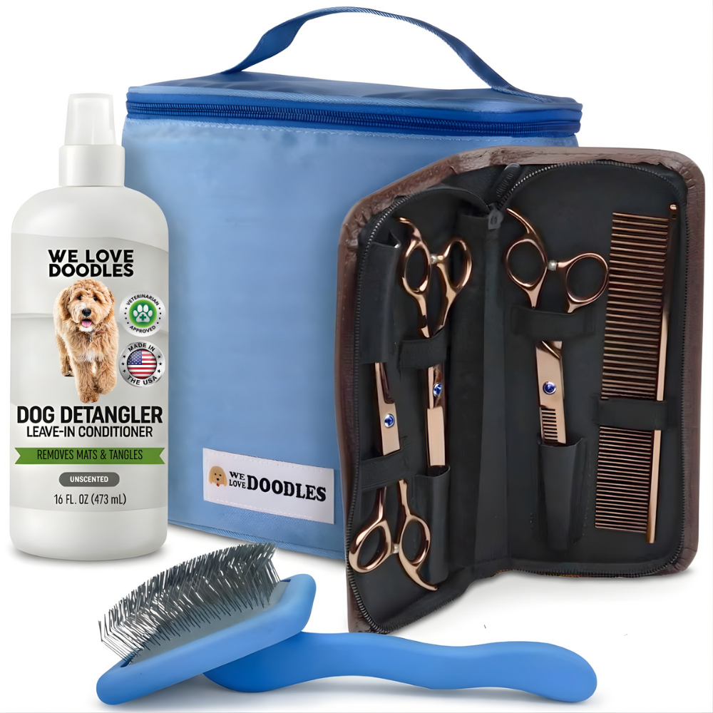 At Home Grooming Pack + Organizer Bag (Unscented Detangler Spray)