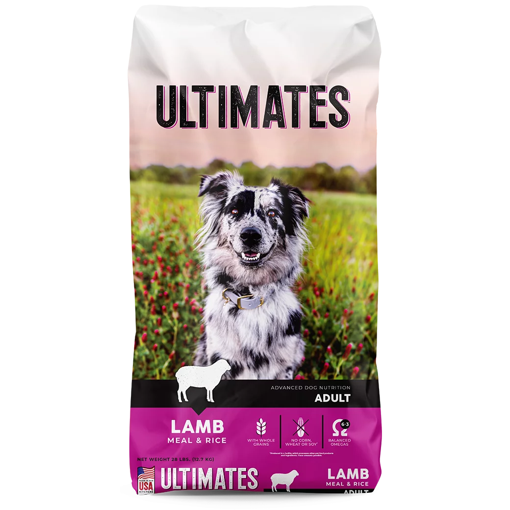 Ultimates Adult Lamb Meal & Brown Rice Dry Dog Food (28lb)