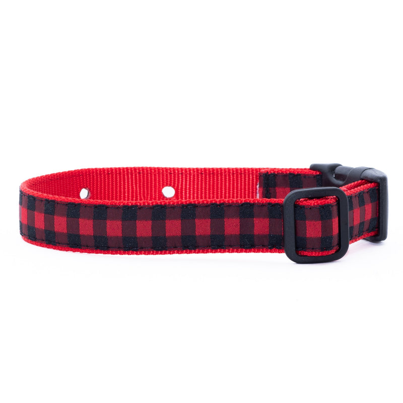 Buffalo Check Underground Dog Collar By: Up Country