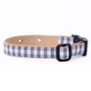 Gray Buffalo Check Underground Dog Collar By: Up Country