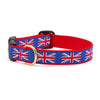 Up Country Union Jack Cast Brass Dog Collar