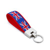 Up Country Union Jack Cast Brass Key Ring