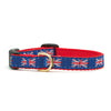 Up Country Union Jack Small Breed Dog Collar Made in USA