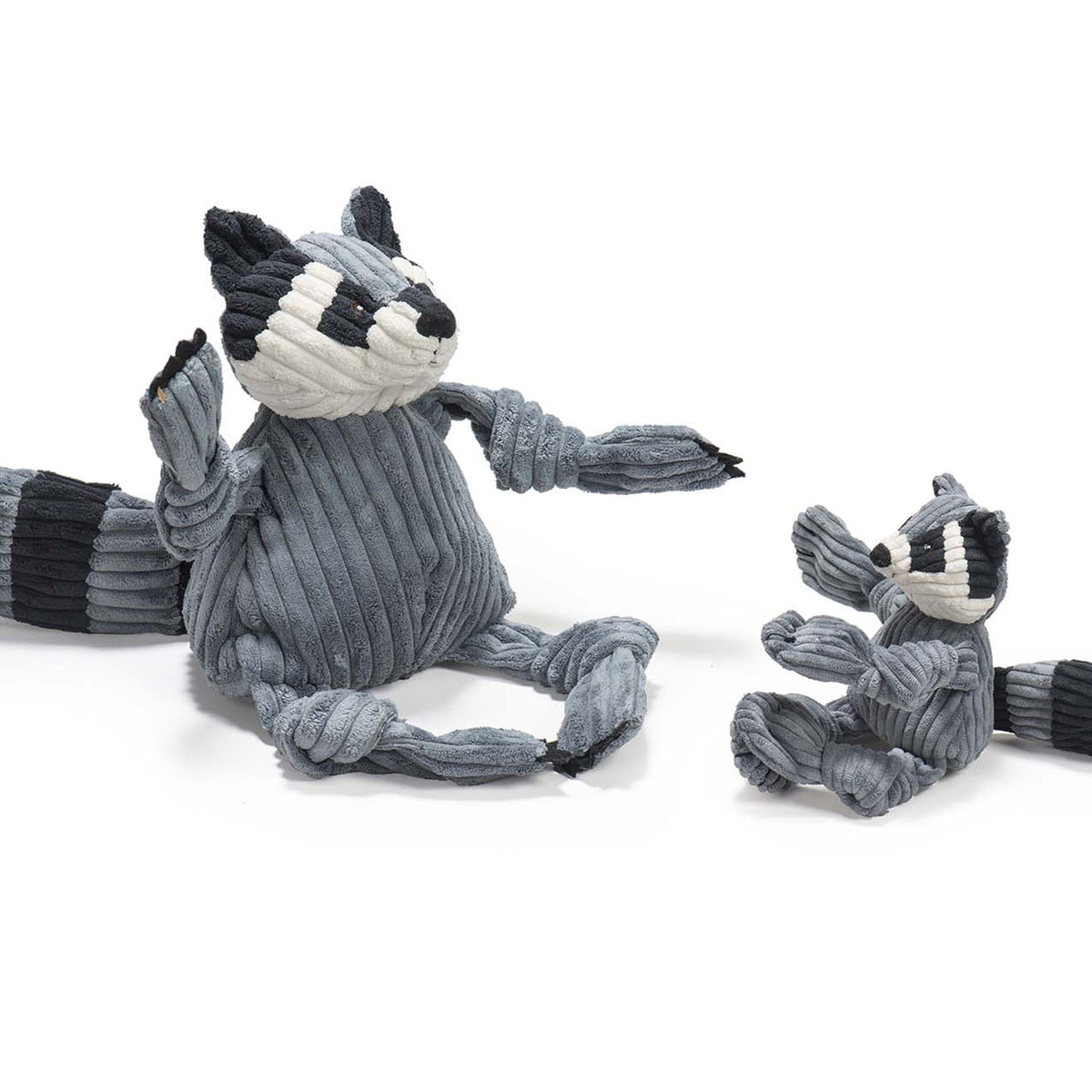 Reggie Raccoon Knottie Plush Dog Toy