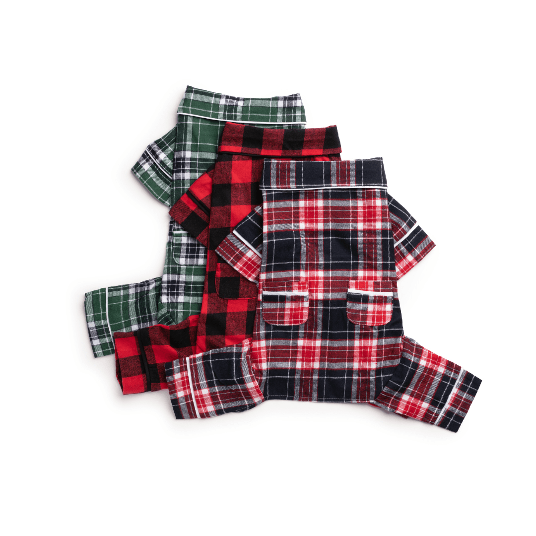 Green Flannel Pajamas 