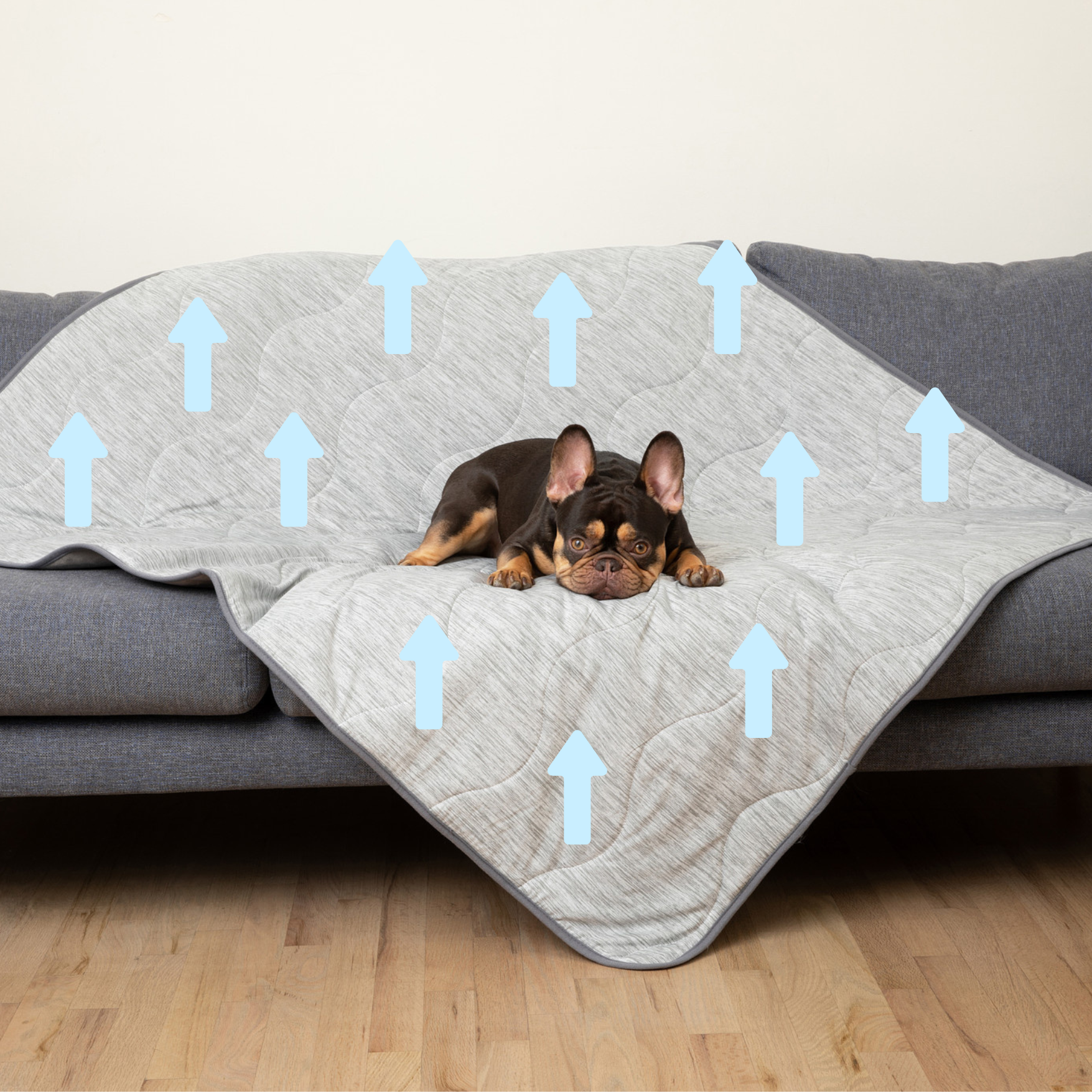 PupChill Cooling Waterproof Blanket Arctic Grey 