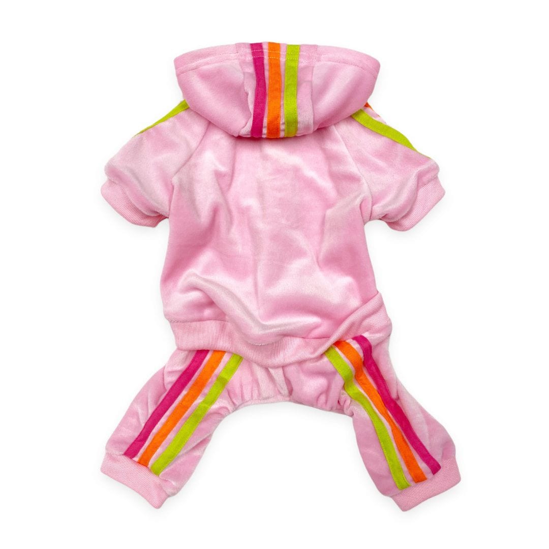 Pink Velour Jogger 
