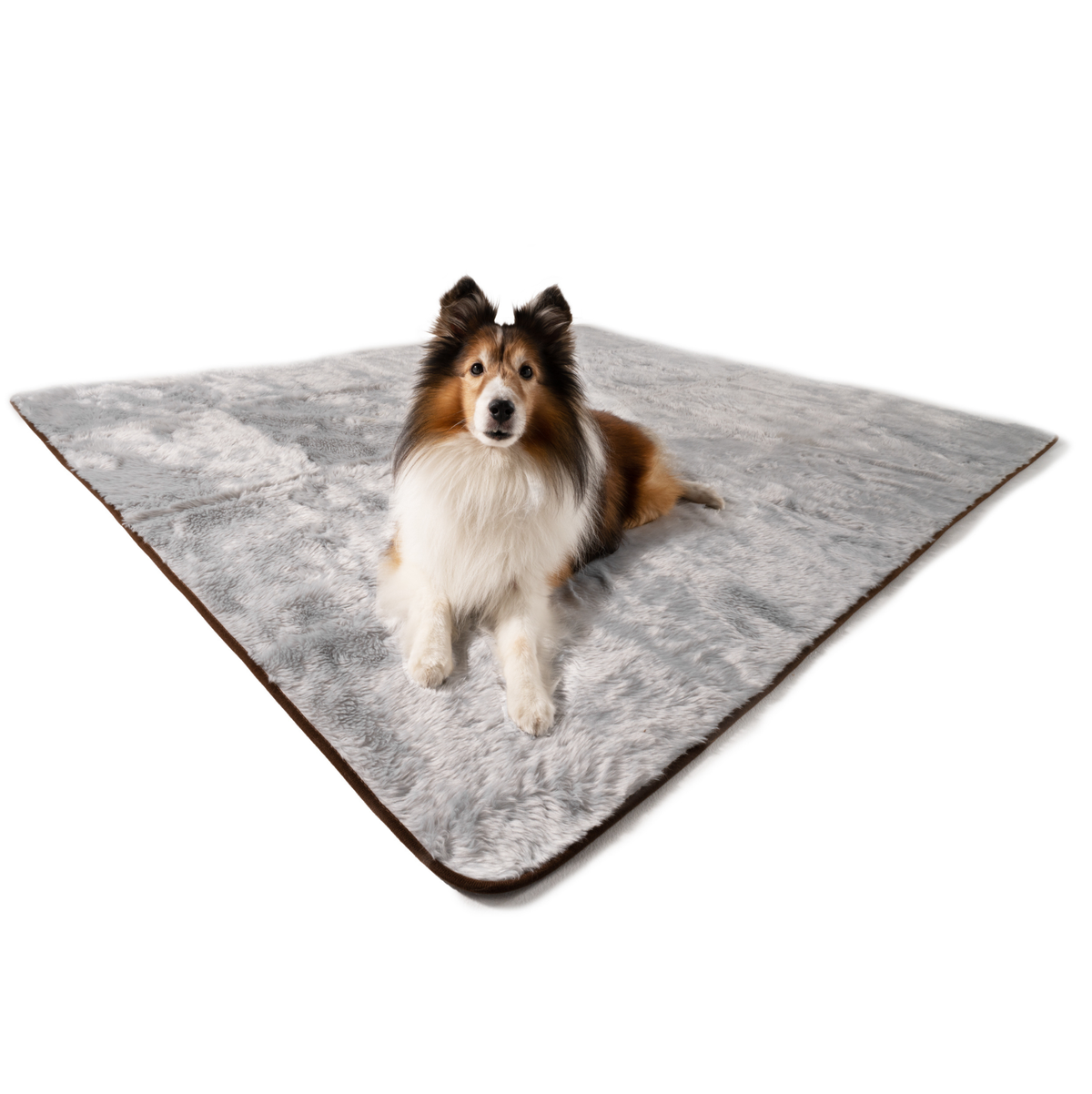 PupProtector Short Fur Waterproof Throw Blanket Grey