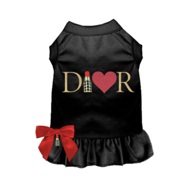 Miss Dior-able Lipstick Dress- Dog Dress