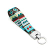Up Country Geo Stripe Cast Brass Key Ring
