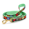 Up Country Colorful Hearts Cast Brass Dog Leash