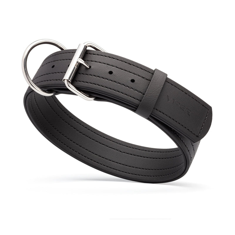 Viper BioThane Working Dog Collar - Stainless Steel Hardware