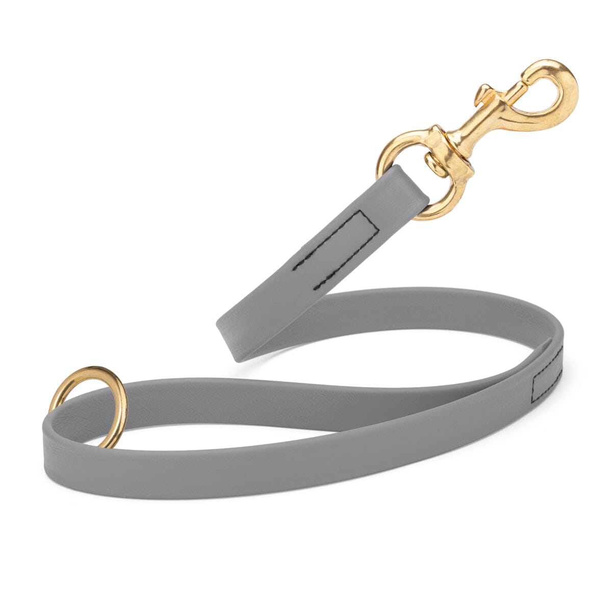 Viper BioThane Traffic Dog Lead - Brass Hardware