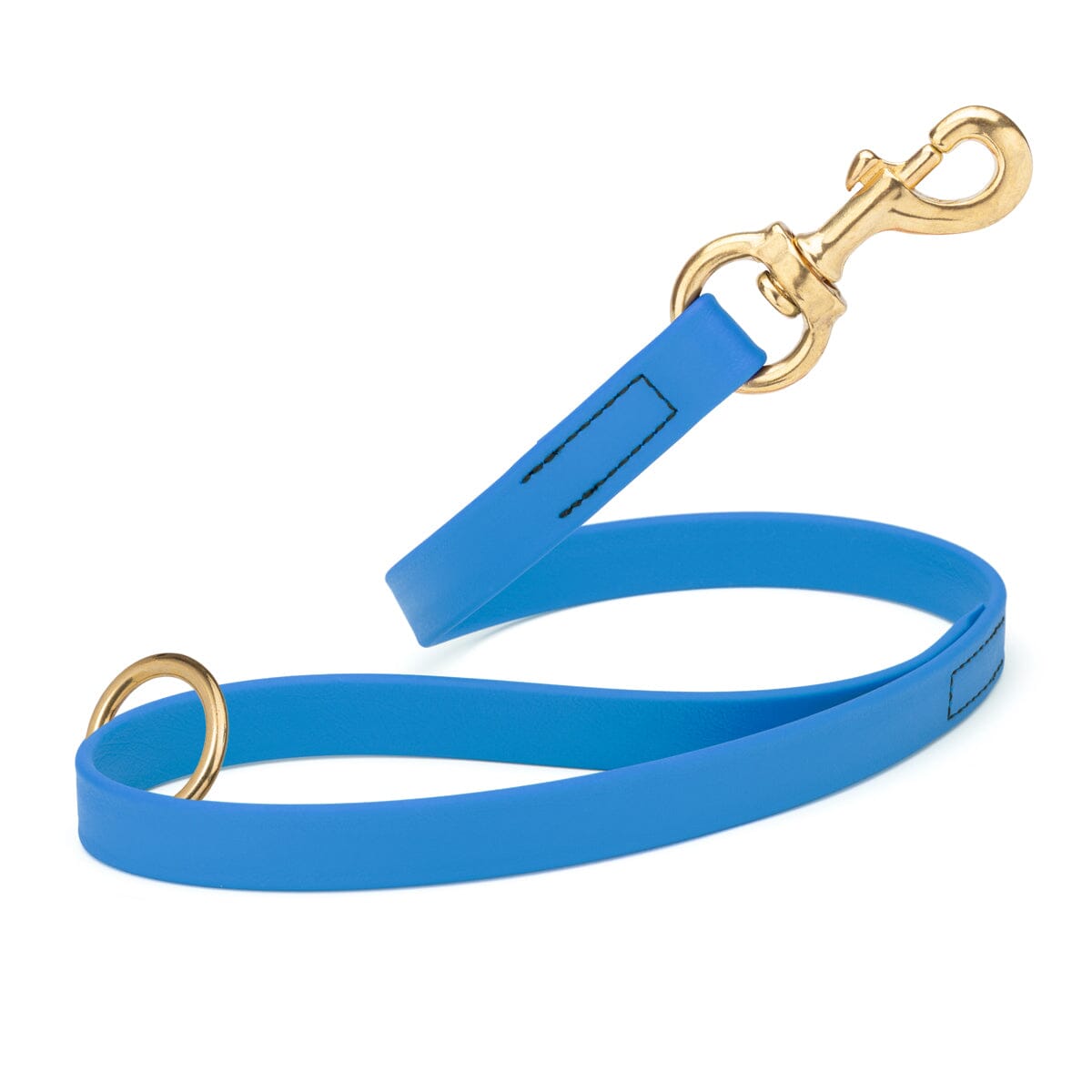 Viper BioThane Traffic Dog Lead - Brass Hardware