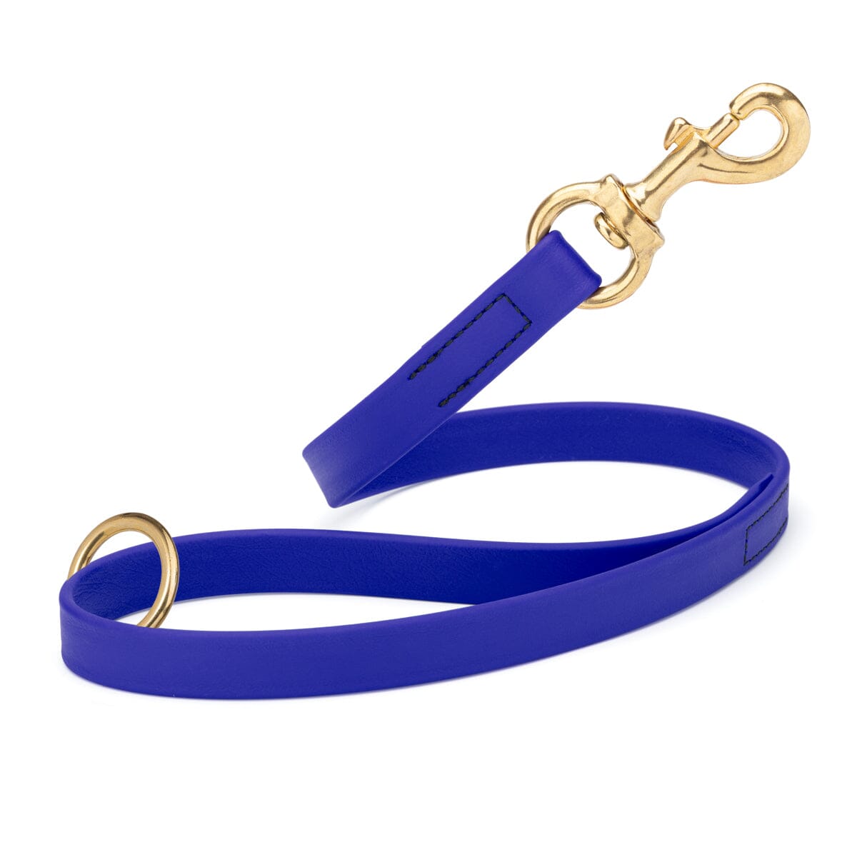 Viper BioThane Traffic Dog Lead - Brass Hardware