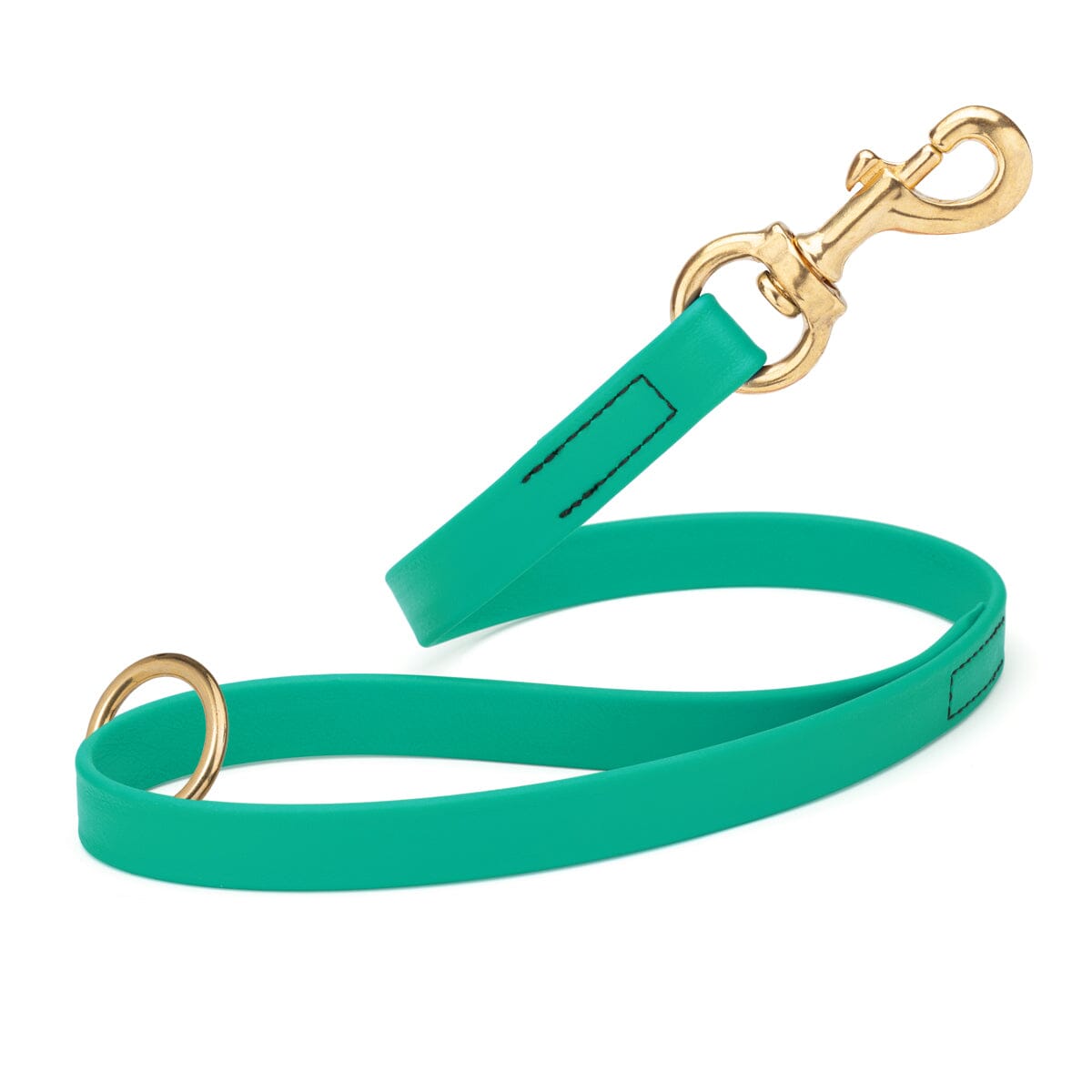 Viper BioThane Traffic Dog Lead - Brass Hardware
