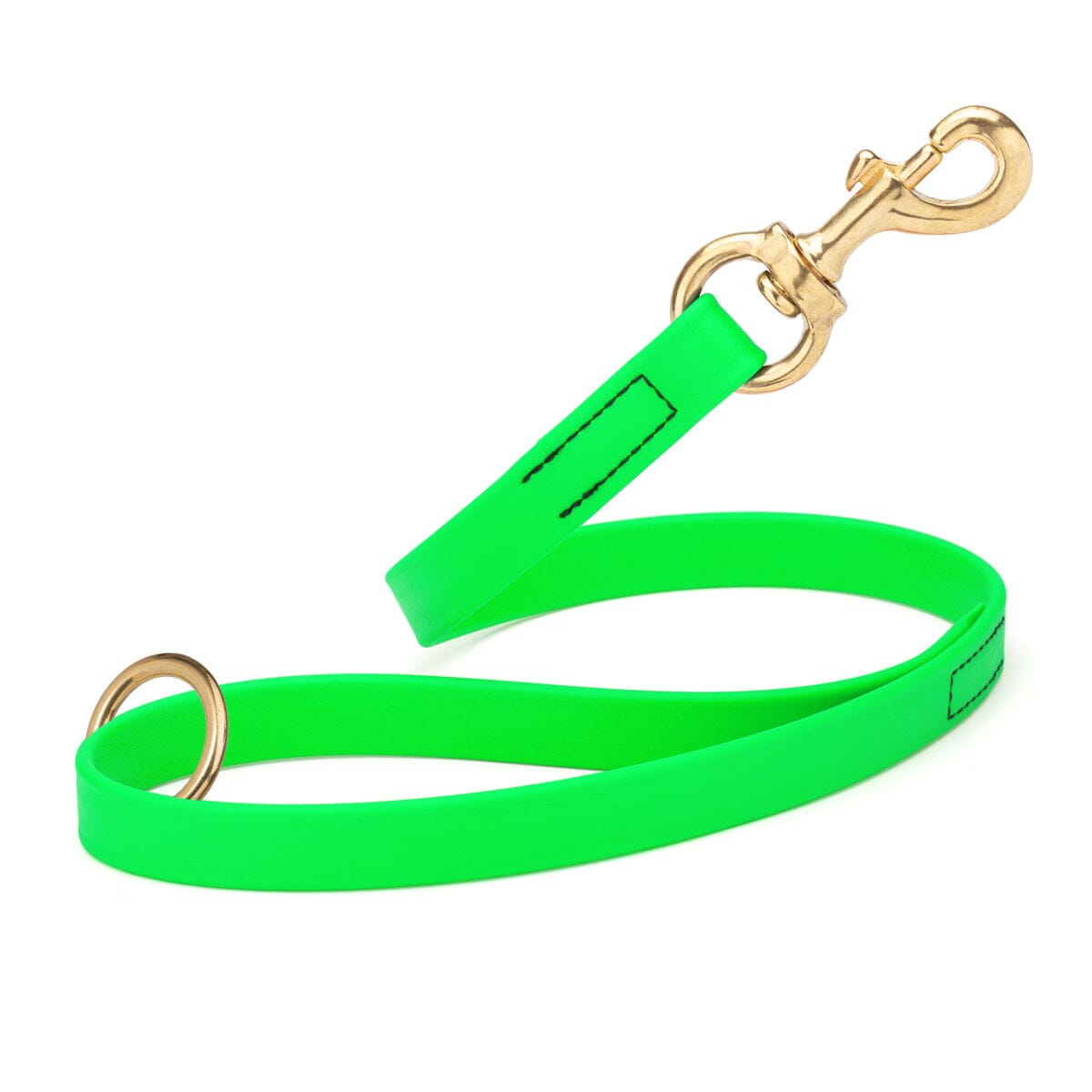Viper BioThane Traffic Dog Lead - Brass Hardware