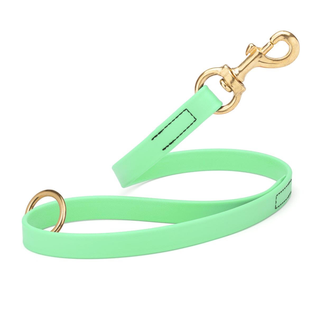 Viper BioThane Traffic Dog Lead - Brass Hardware
