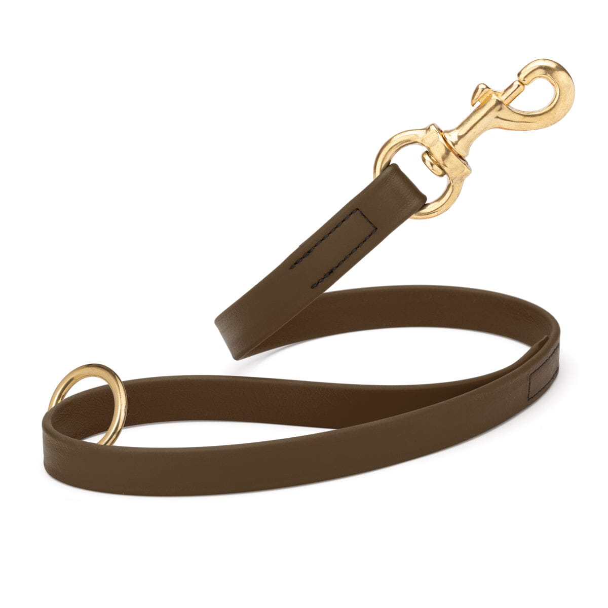 Viper BioThane Traffic Dog Lead - Brass Hardware