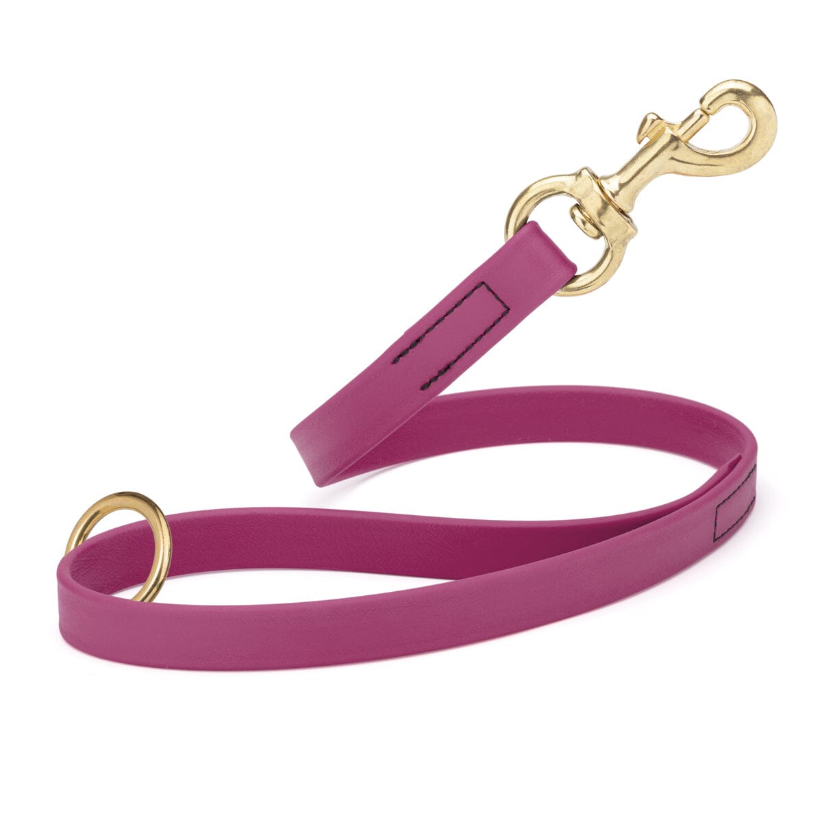 Viper BioThane Traffic Dog Lead - Brass Hardware