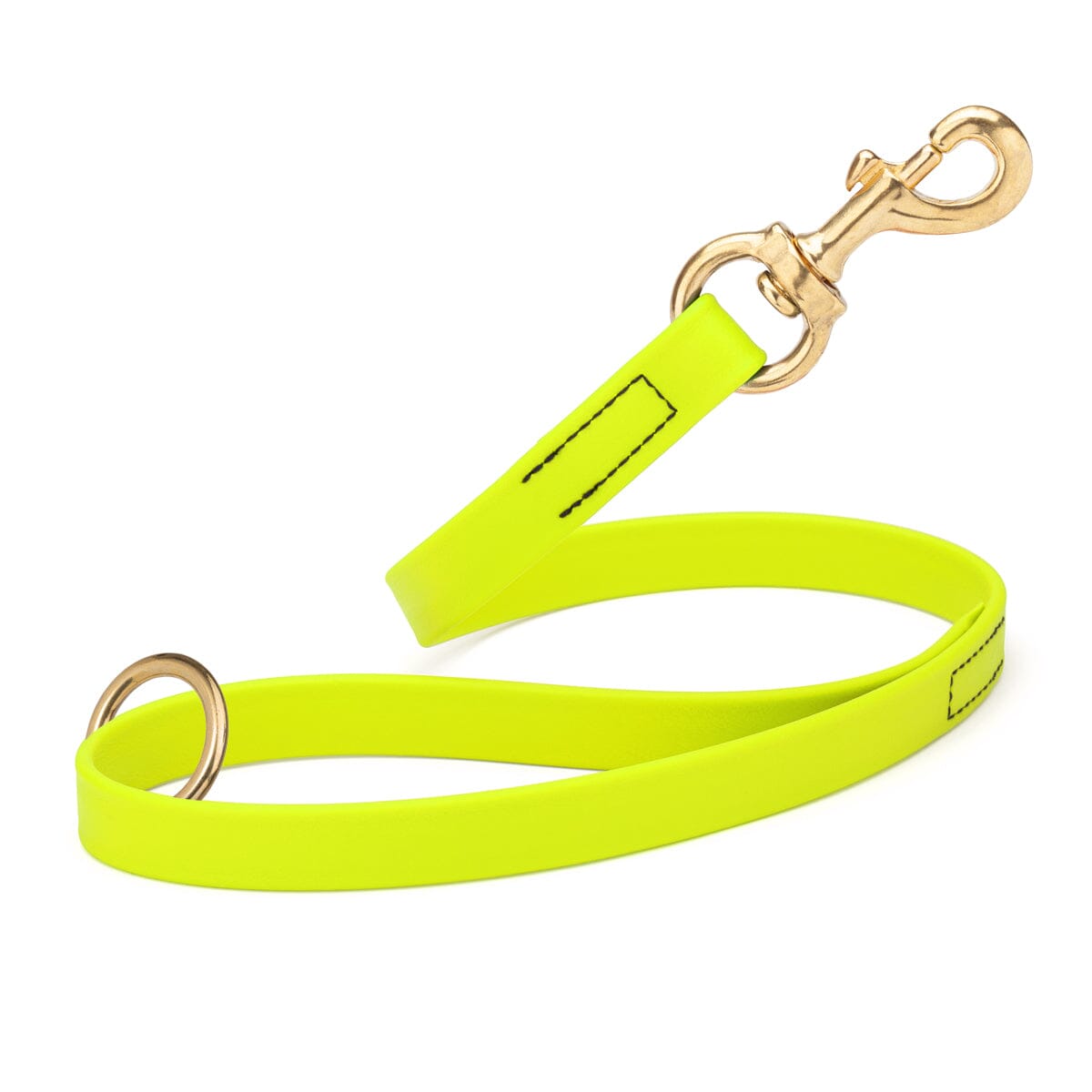 Viper BioThane Traffic Dog Lead - Brass Hardware