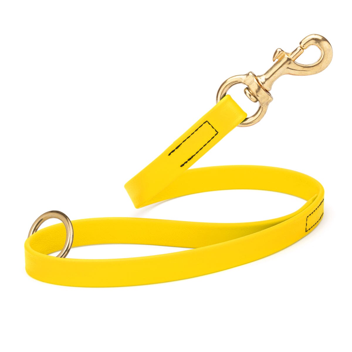 Viper BioThane Traffic Dog Lead - Brass Hardware