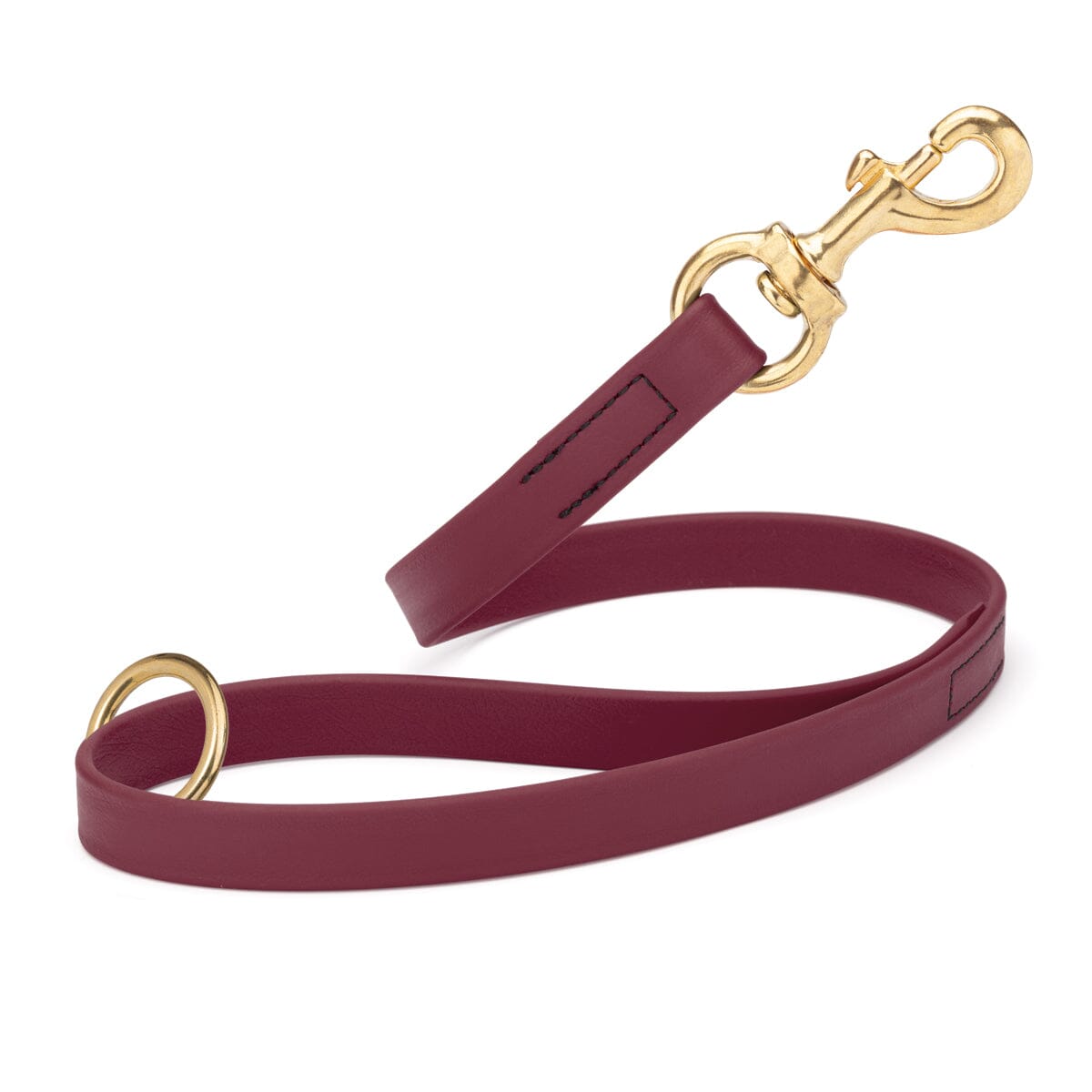 Viper BioThane Traffic Dog Lead - Brass Hardware