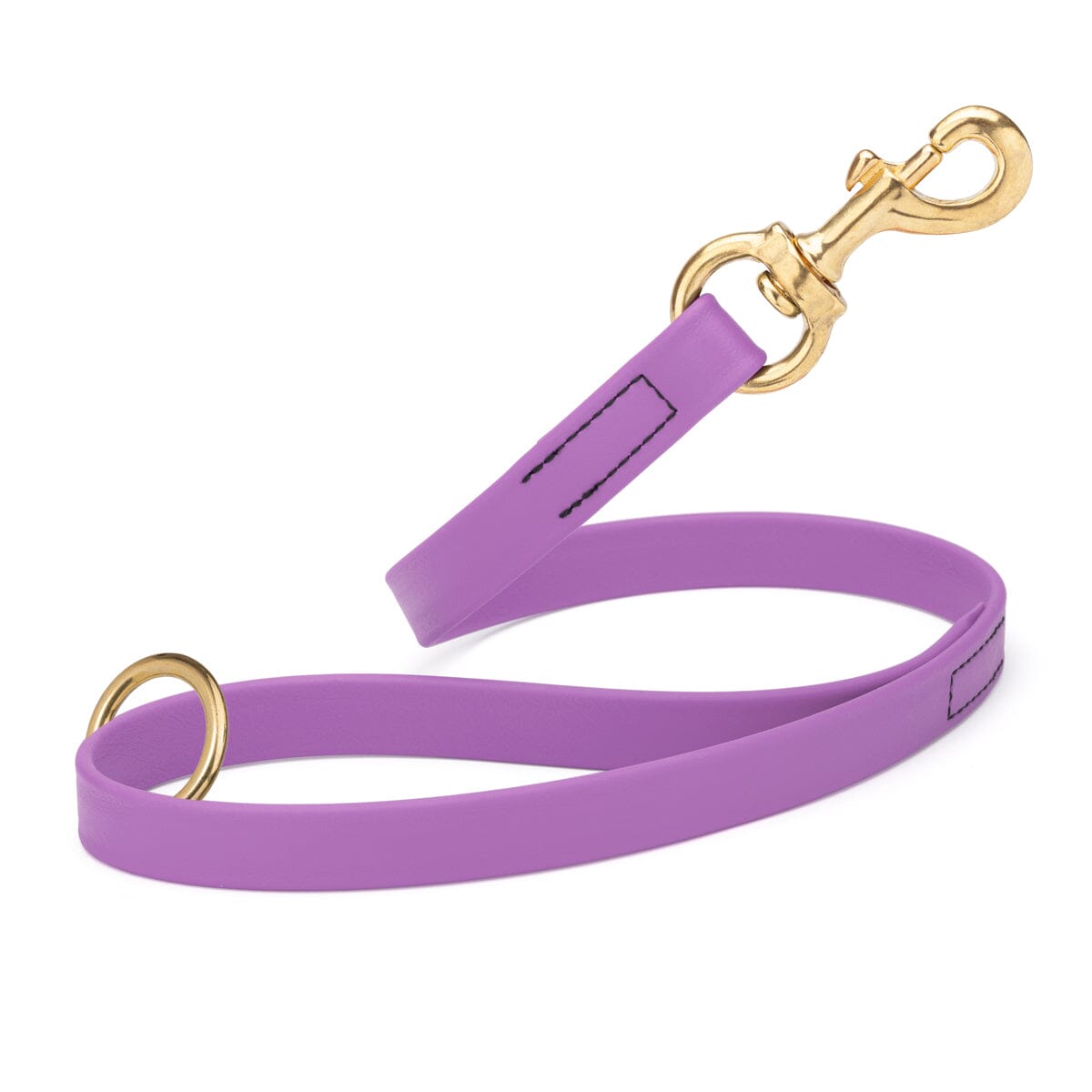 Viper BioThane Traffic Dog Lead - Brass Hardware