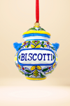 Valentino Cookie Jar Polish Glass Ornament
