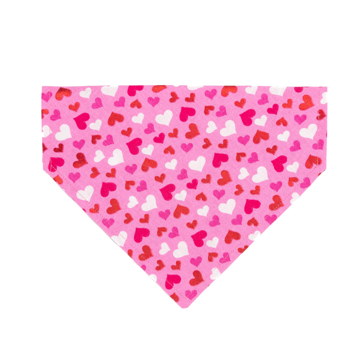Valentines Day Pink Hearts Dog Bandana