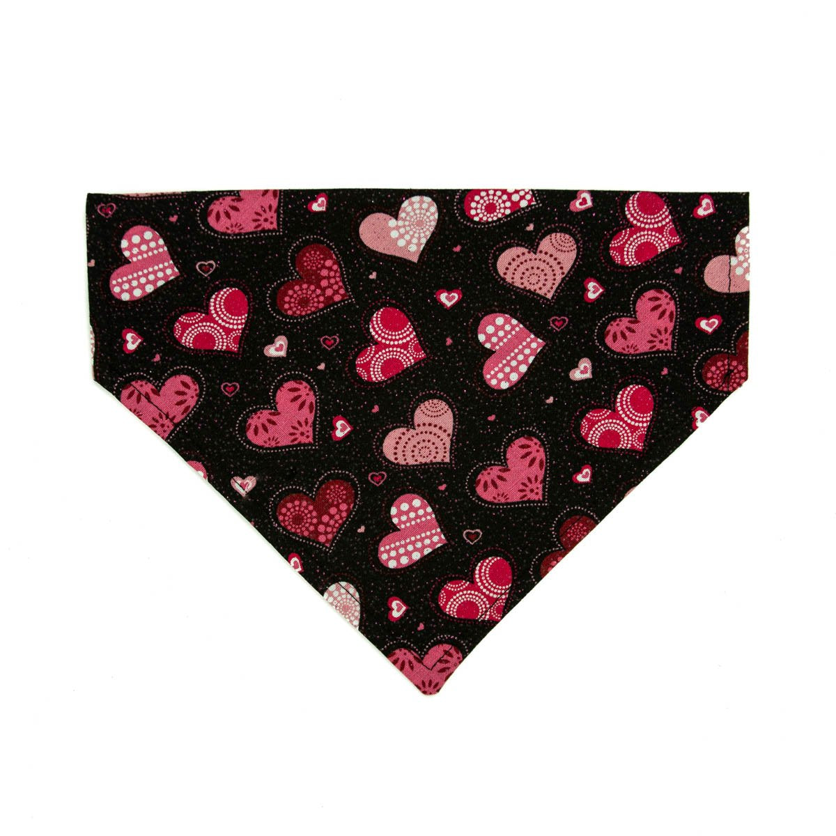Valentines Day Pink Hearts Dog Bandana