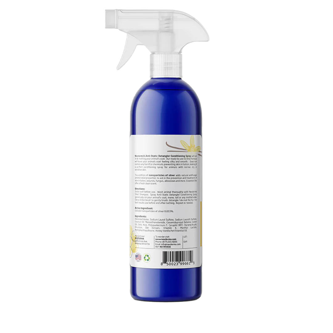Vanilla Detangler Spray 16oz by Nexderma