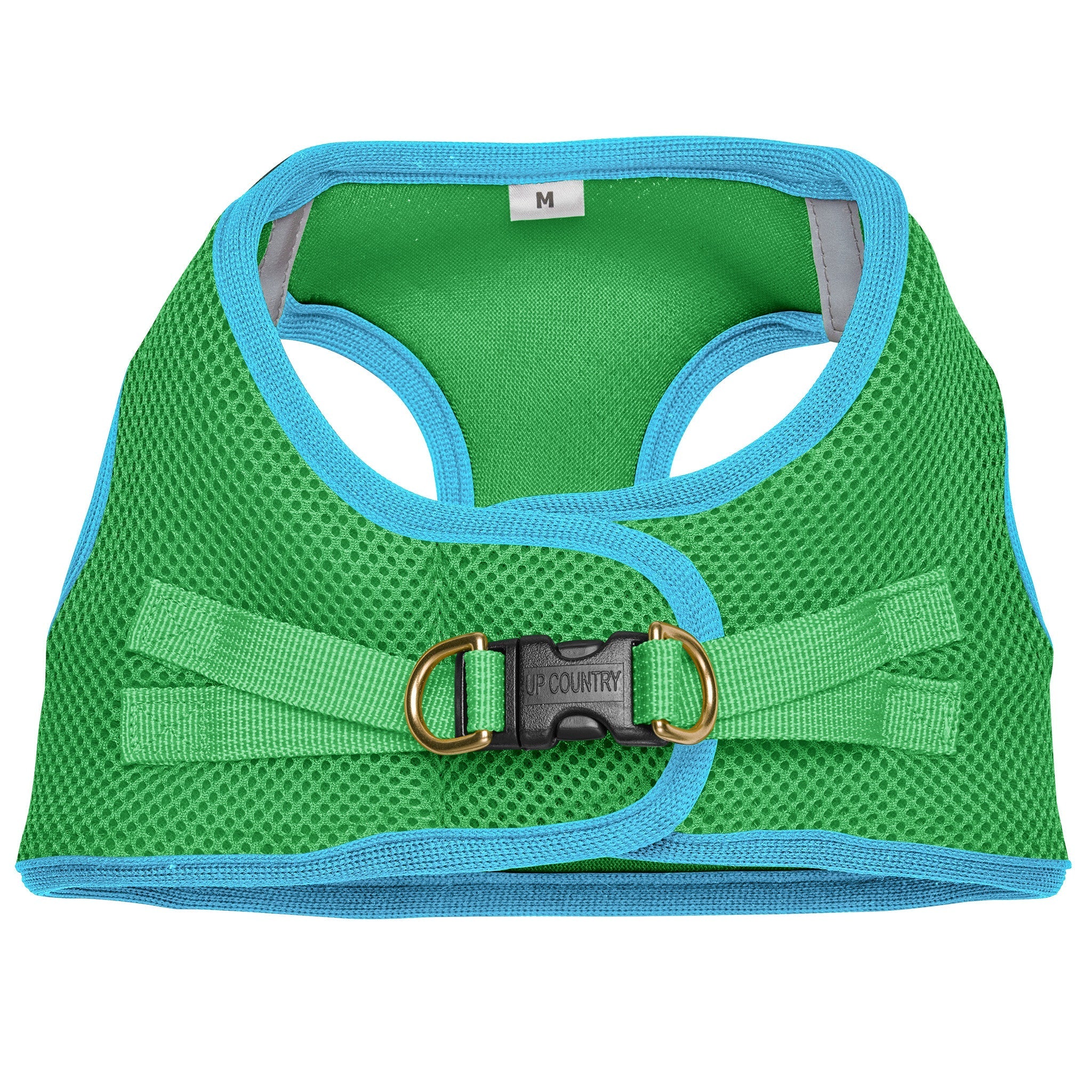 Lime and Aqua Small Dog Vest Harness