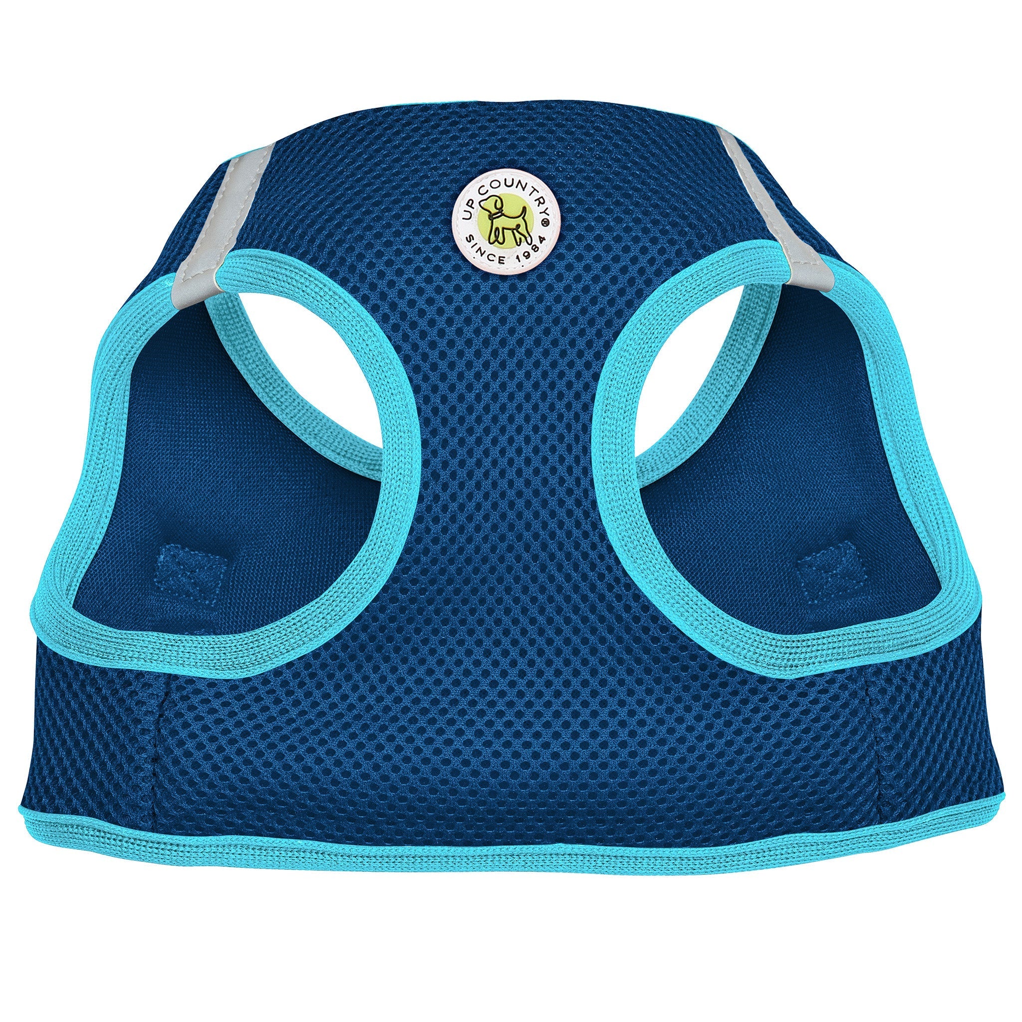 Navy and Aqua Small Dog Vest Harness