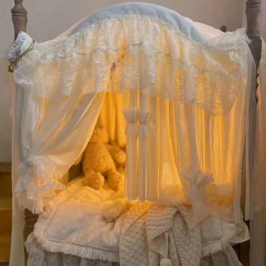 Victorian Dolly Luxury Dog and Cat House Bed