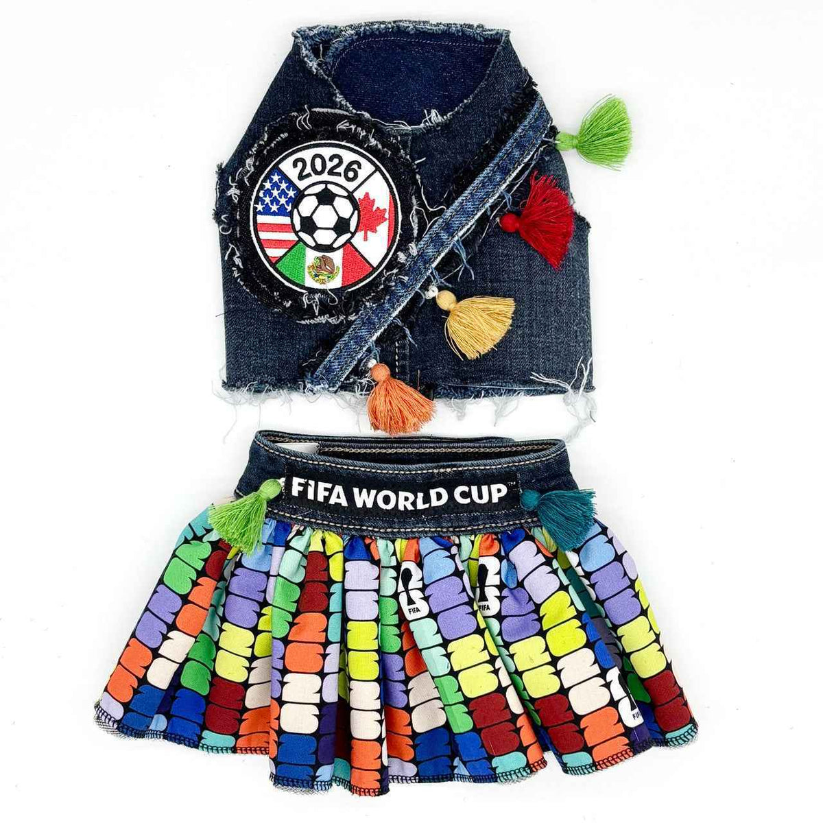 Vintage FIFA World Cup Dog Skirt