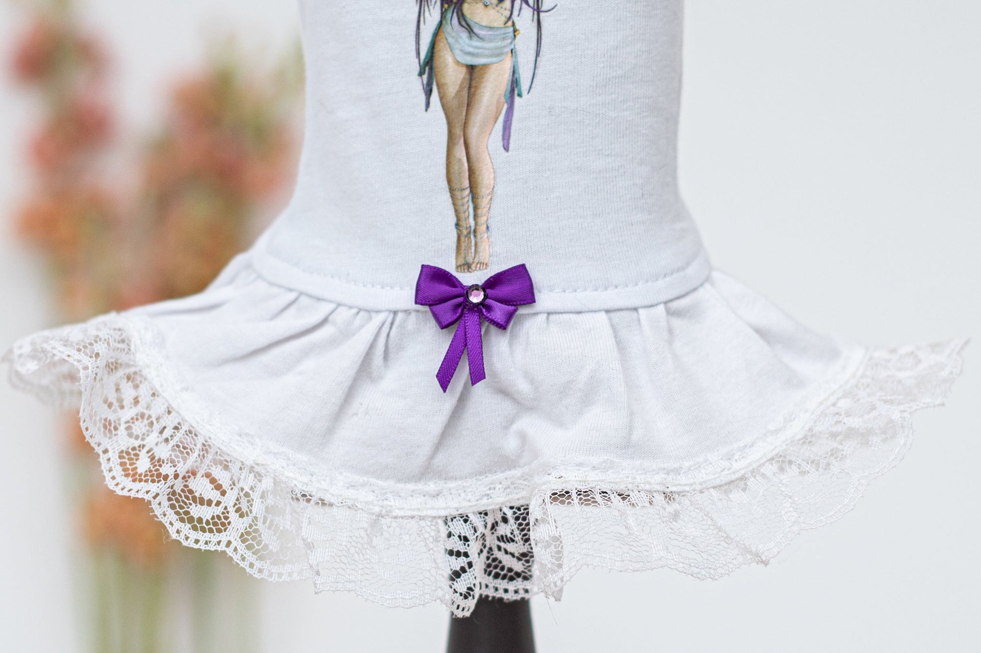 Hello Doggie Vixens Satin Swarovski Crystal Dog Dress