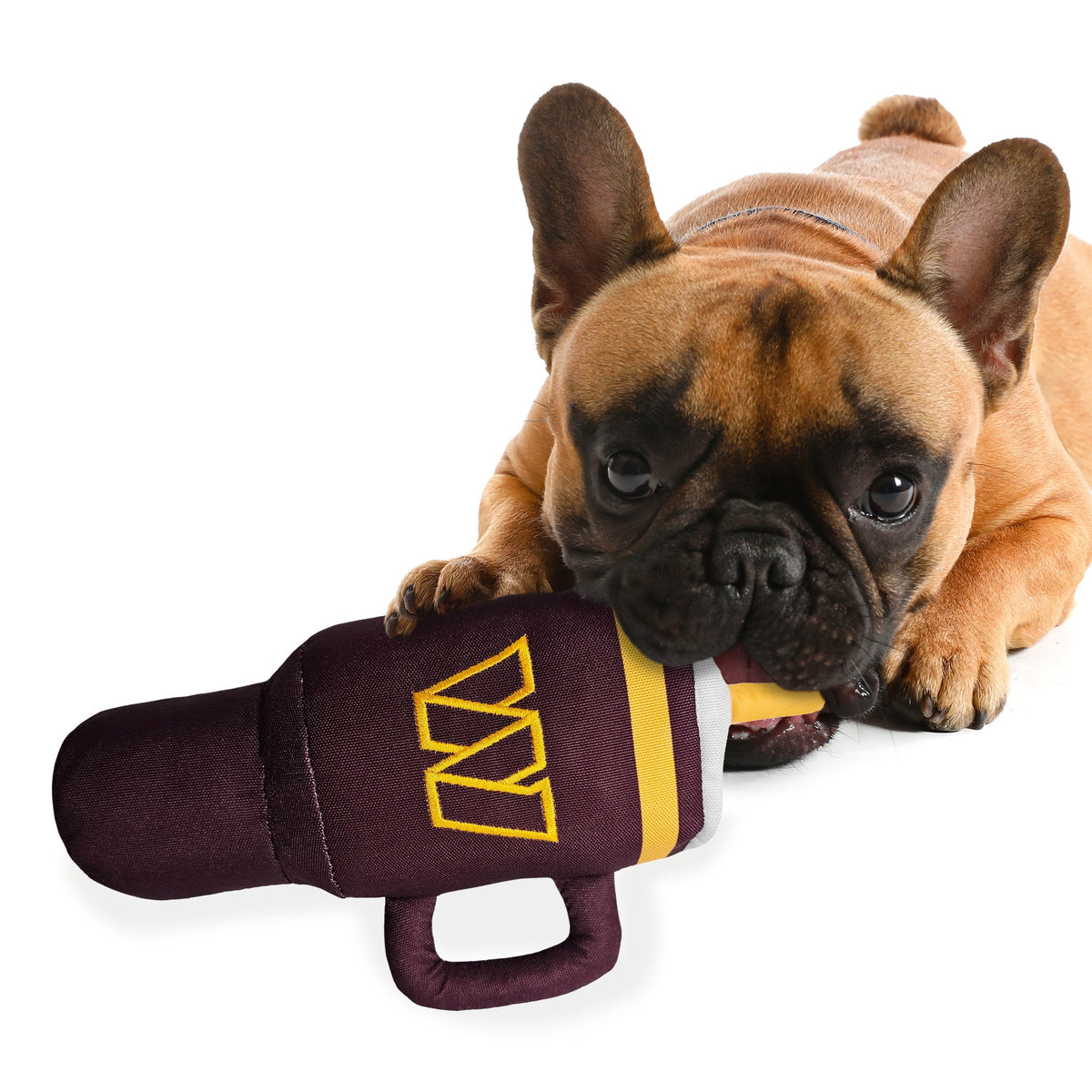 NFL Washington Commanders Nylon Tumbler Dog Toy