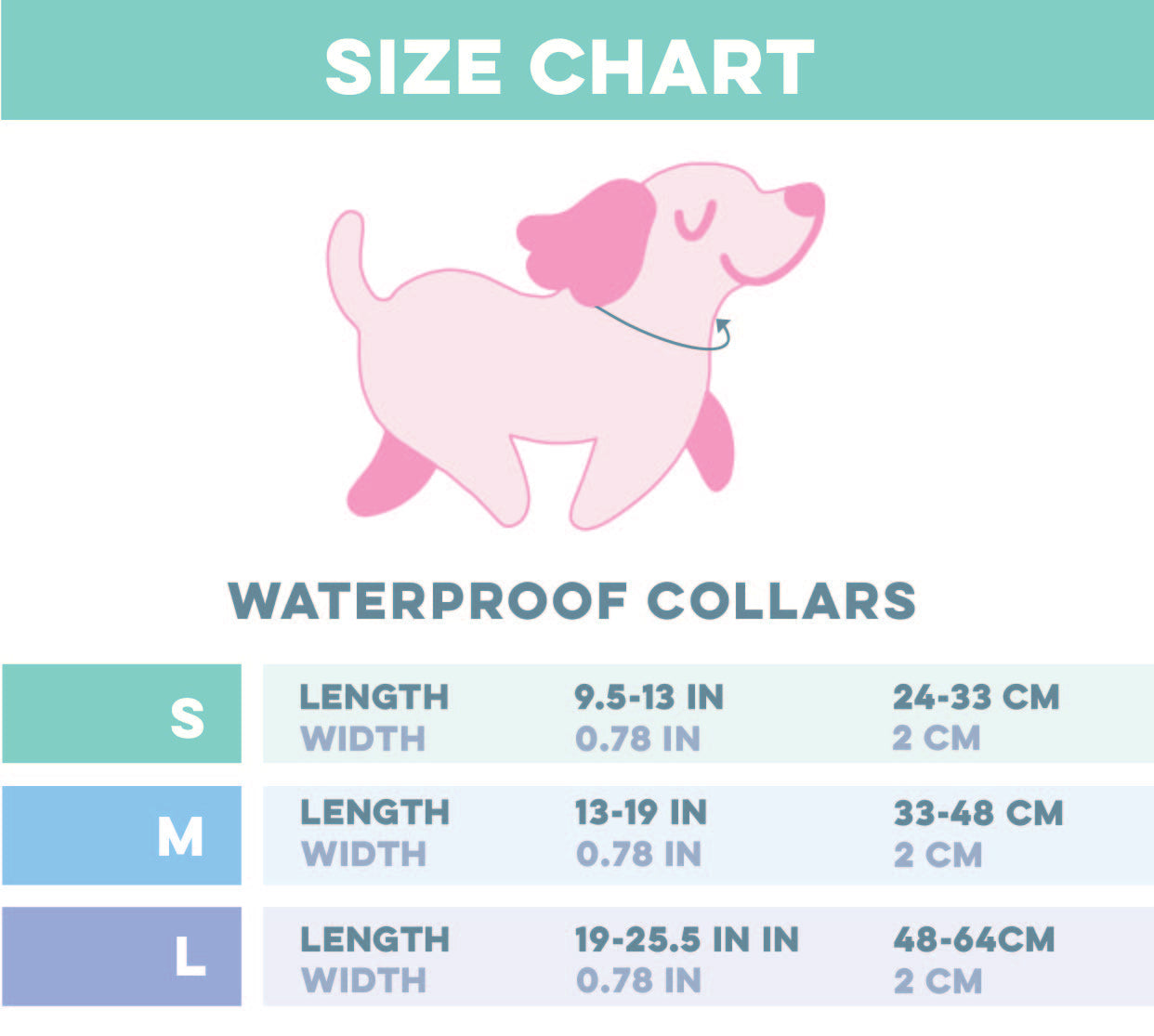 Dog Waterproof Collar - Blue