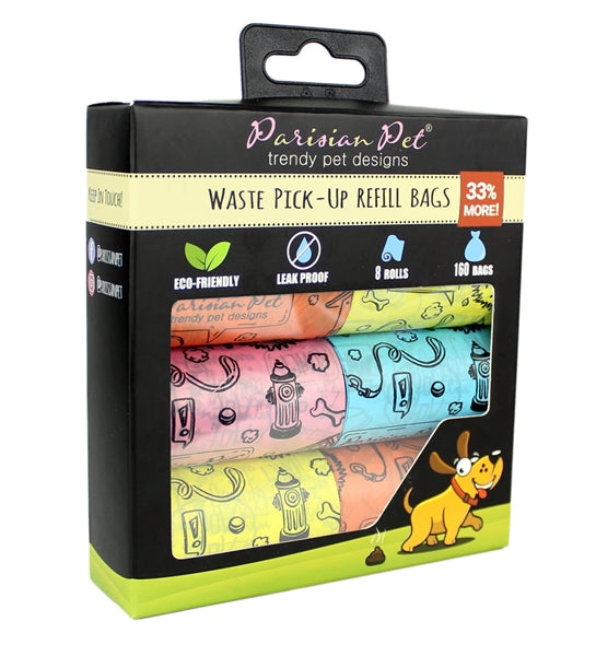 Parisian Pet Shoutout Waste Bags for Dogs & Cats - Strong, Eco-Friendly, Leak-Proof Disposable Pet Waste Bags