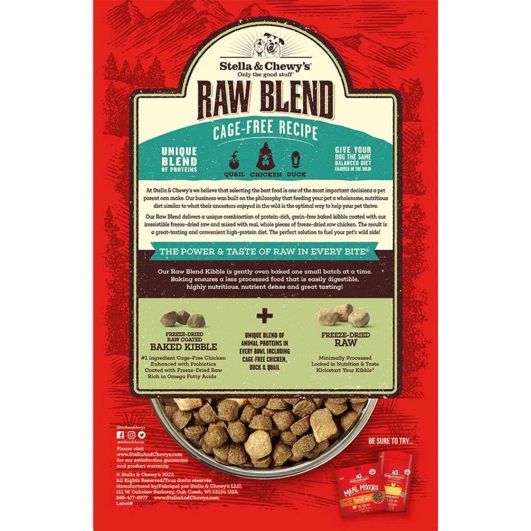 Stella & Chewy’s Raw Blend Cage Free Recipe Dog Food