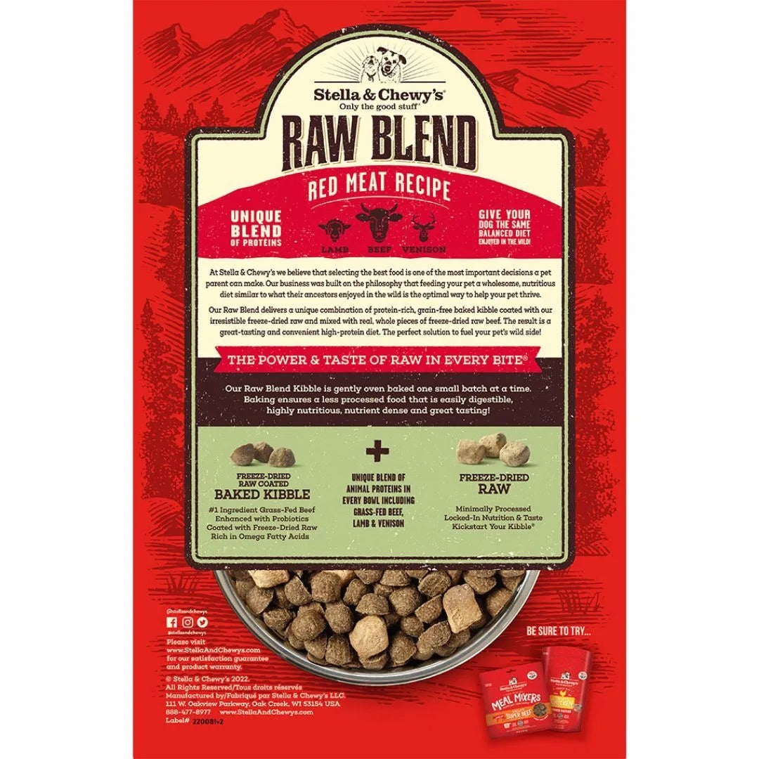 Stella & Chewys Raw Blend Red Meat Recipe Dog Food