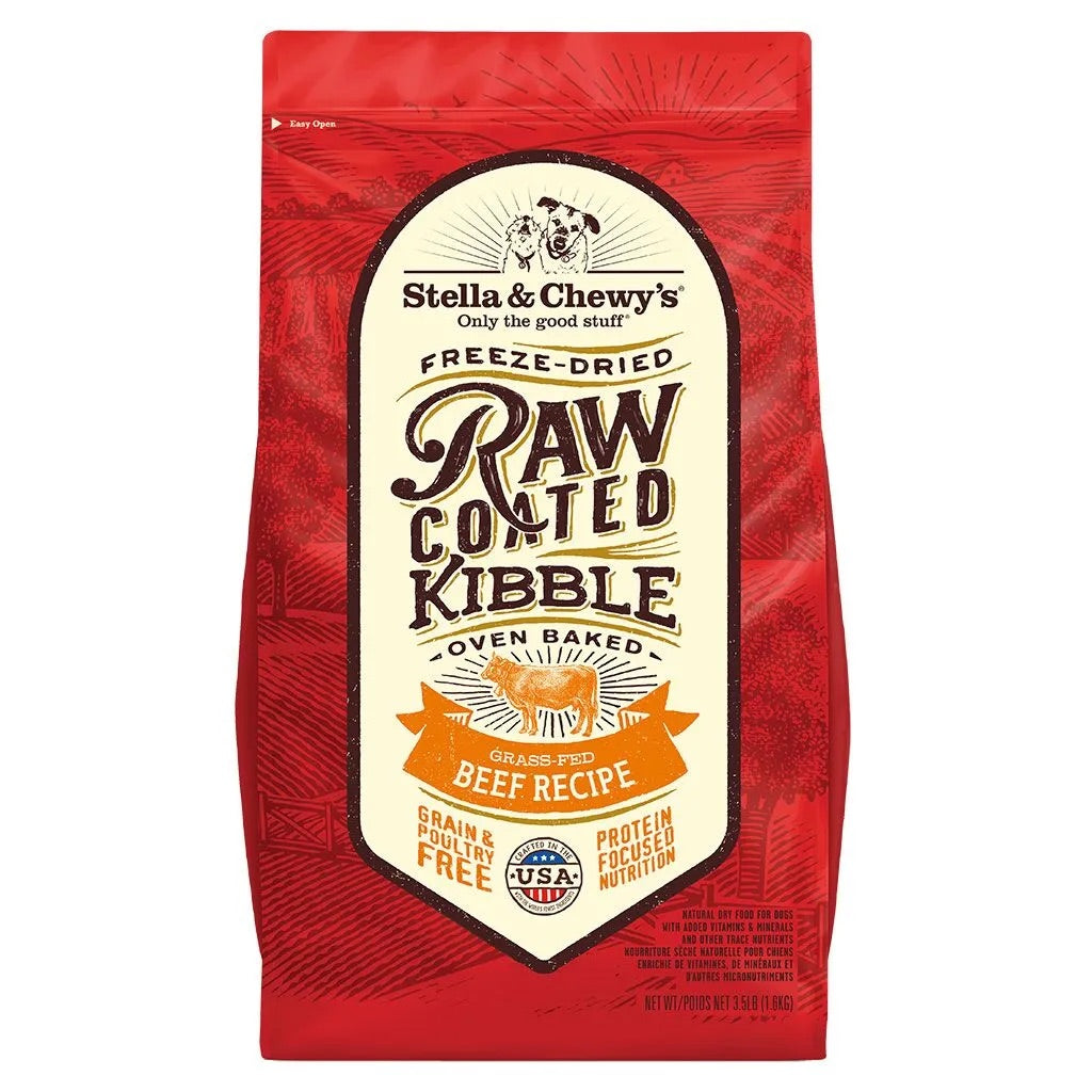 Stella & Chewys Raw Coated Beef Dog Food
