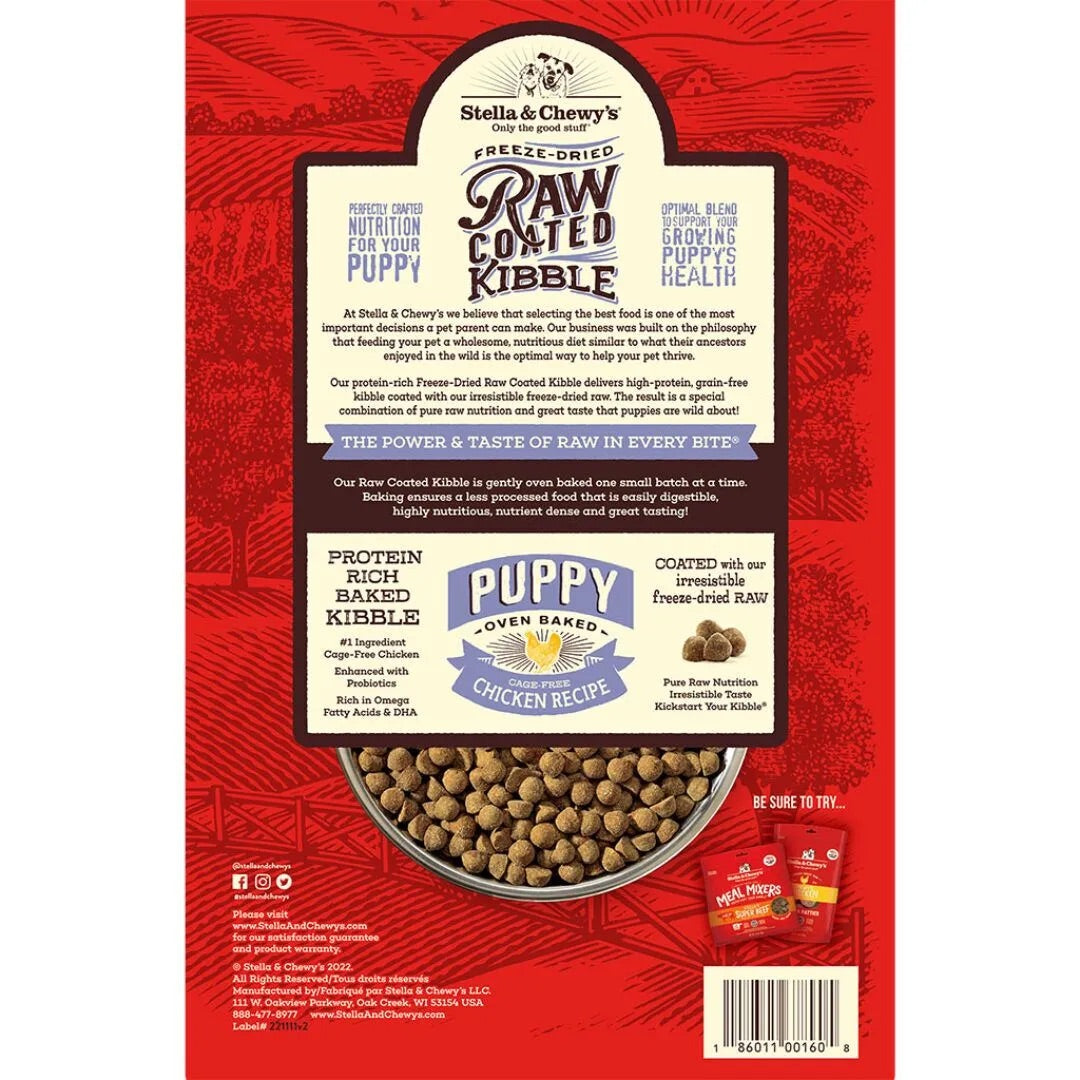 Stella & Chewys Raw Coated Chicken Puppy Food (3.5lb)