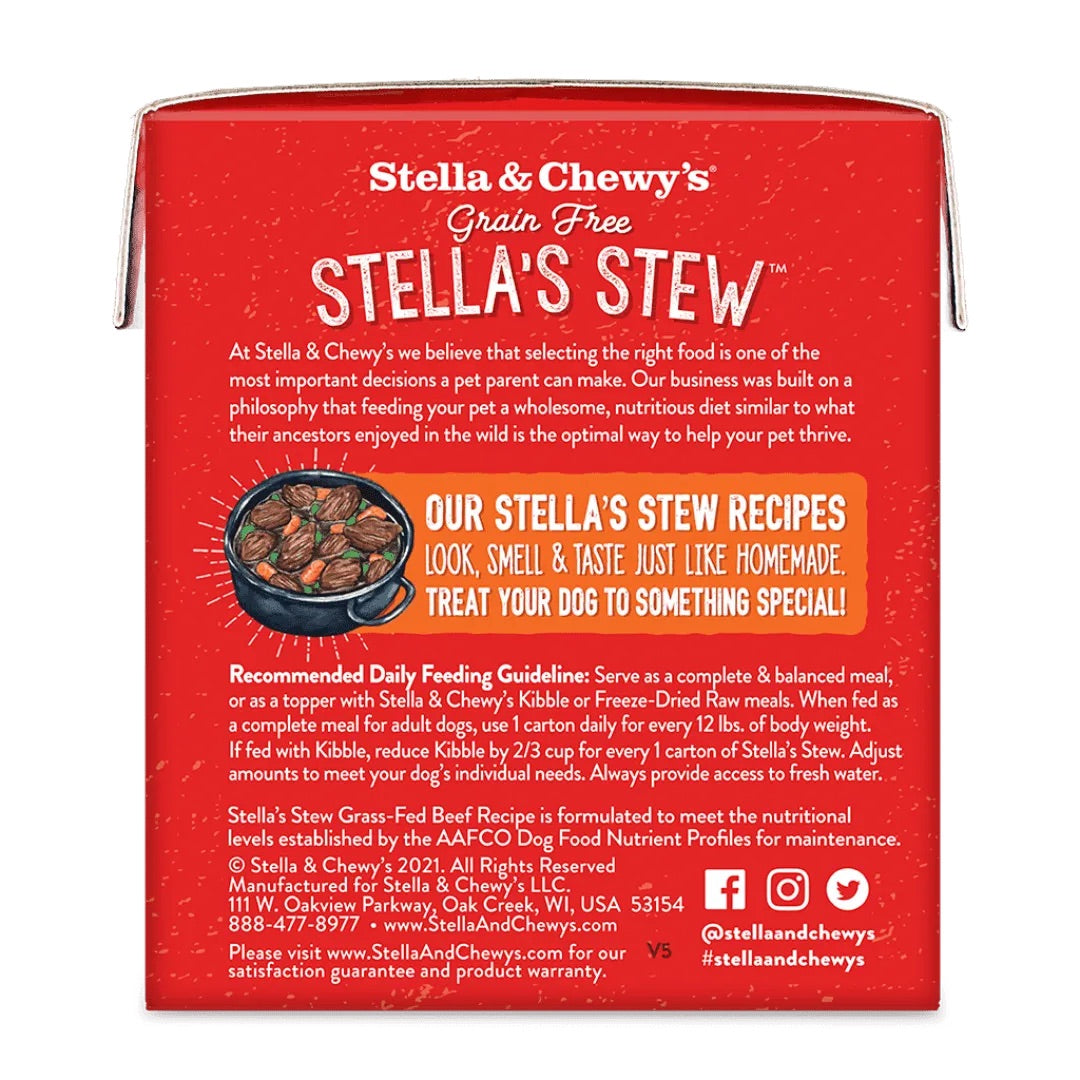Stella & Chewys Stew Grass-fed Beef Dog Food (11oz)