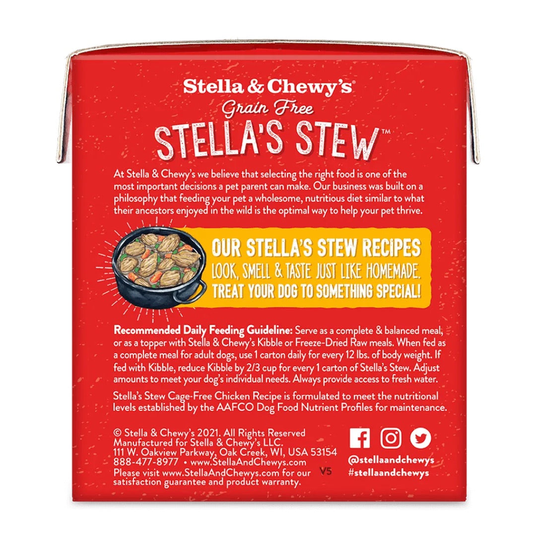 Stella & Chewys Stew Cage Free Chicken Dog Food (11oz)
