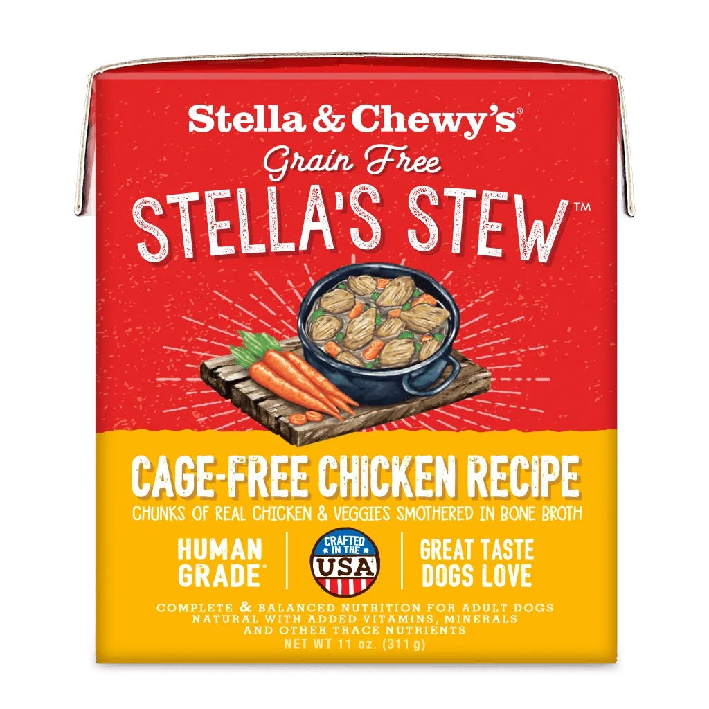 Stella & Chewys Stew Cage Free Chicken Dog Food (11oz)