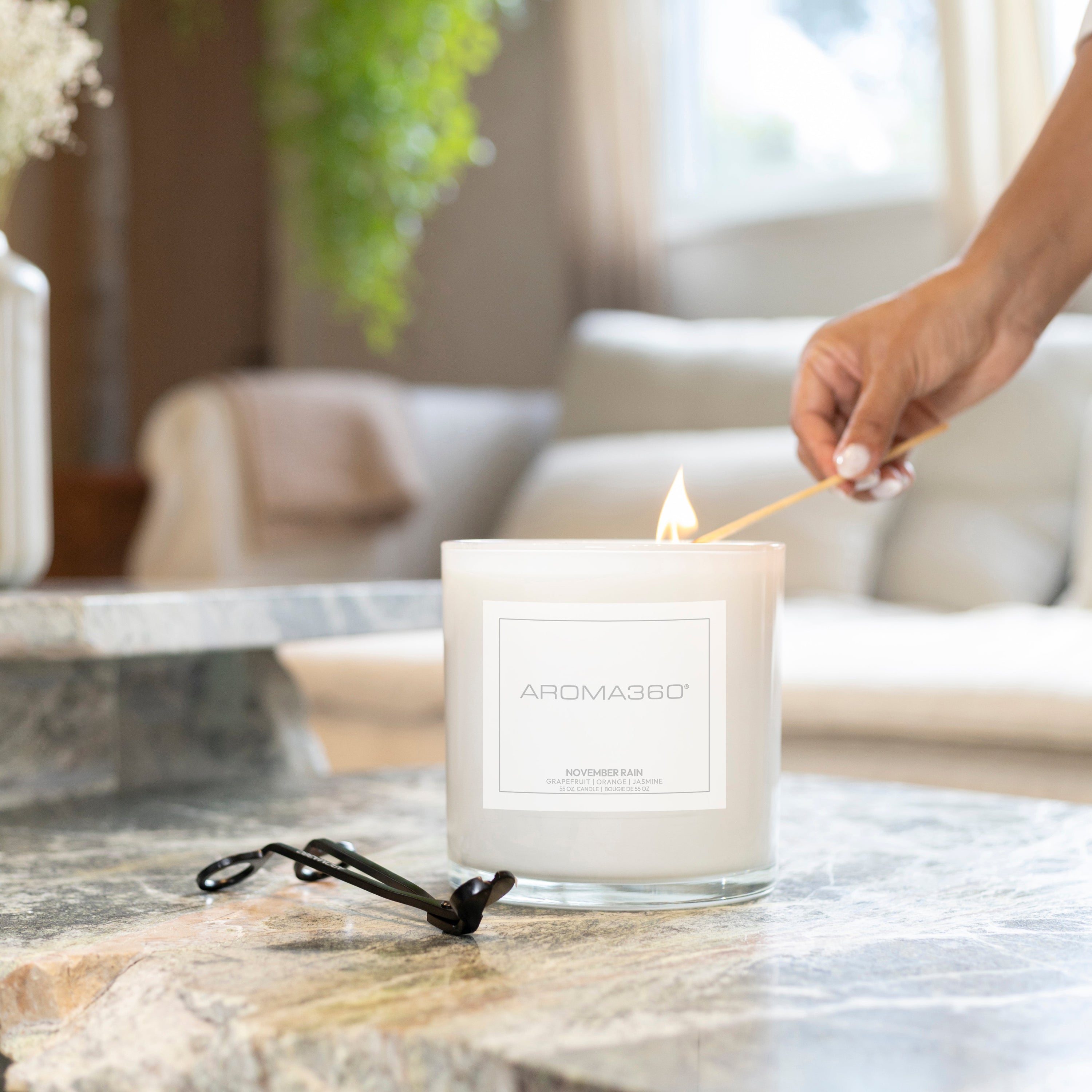 November Rain 4-Wick Candle
