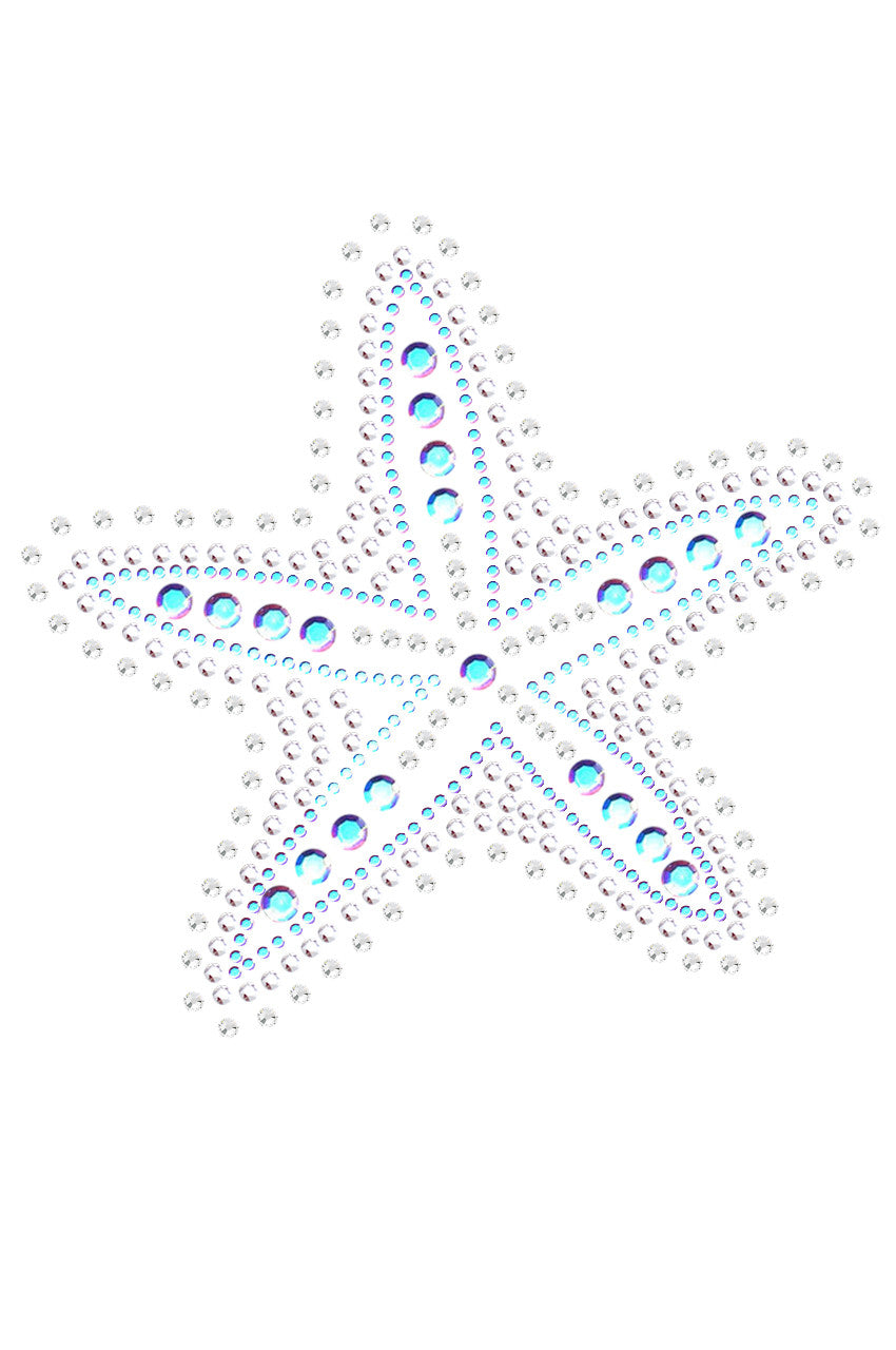Iridescent AB Starfish - Bandanna